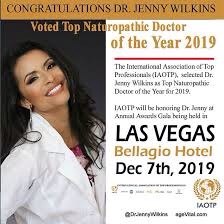 Dr. Jenny Wilkins selected as Top Naturopathic Doctor of the Year by the International Association of Top Professionals (IAOTP)